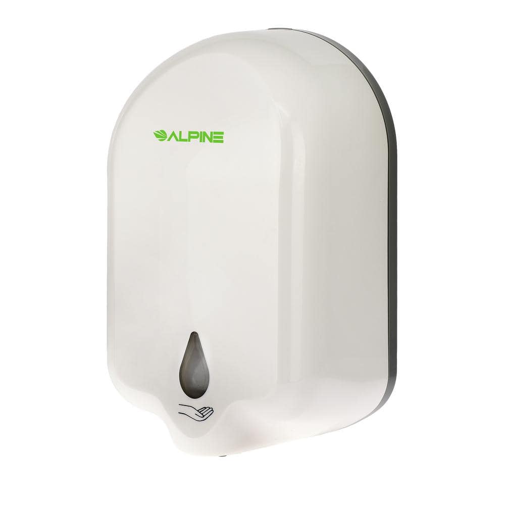 White Automatic Wall-Mounted Touchless Soap Dispenser 1100mL
