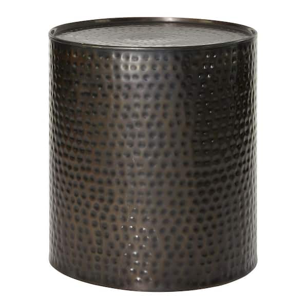 Hammered Metal Container - Decorative Accents - Dear Keaton