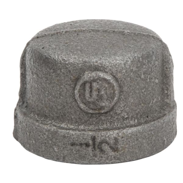 STZ 1/2 in. Black Iron Cap