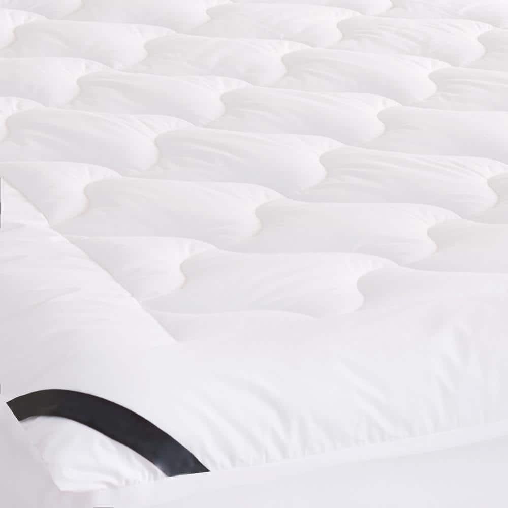 Elite White Cotton Full Down Alternative Mattress Topper