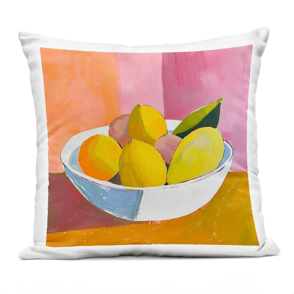 Bold Kitchen Citrus Fruits Orange Square Outdoor Throw Pillow price history on PriceWatchPro
