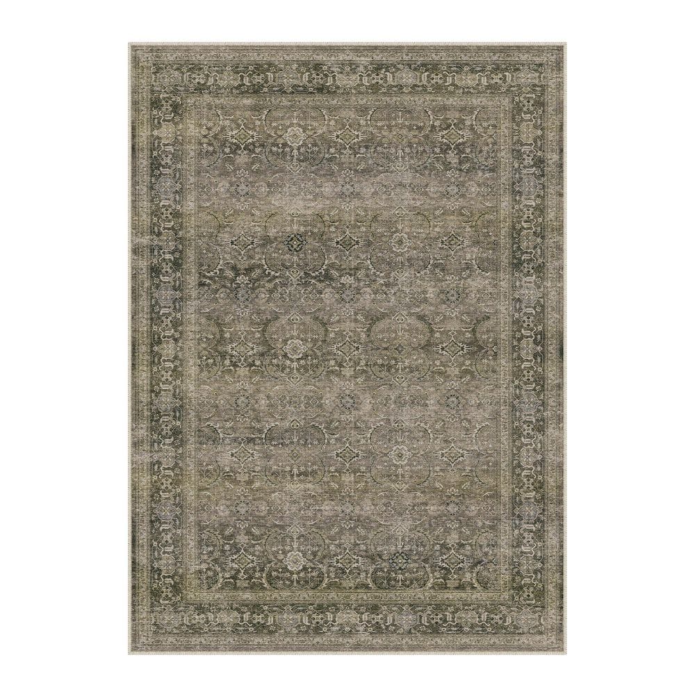 Holly 5 ft. X 7 ft. Taupe Distressed Vintage Floral Area Rug price history on PriceWatchPro