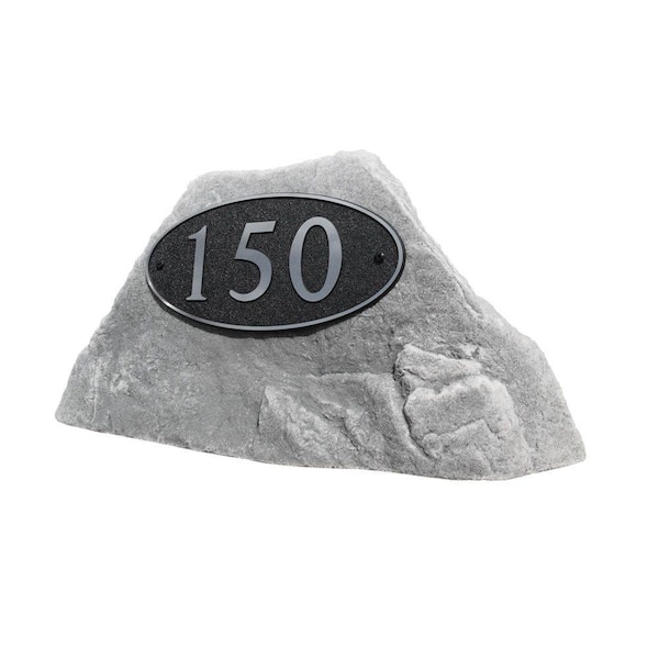 Dekorra 24 in. L x 12 in. W x 12 in. H Small Plastic Rock Cover in Gray