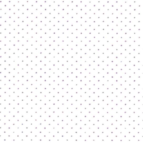 The Wallpaper Company 56 sq. ft. Purple Dot Mini Print Wallpaper