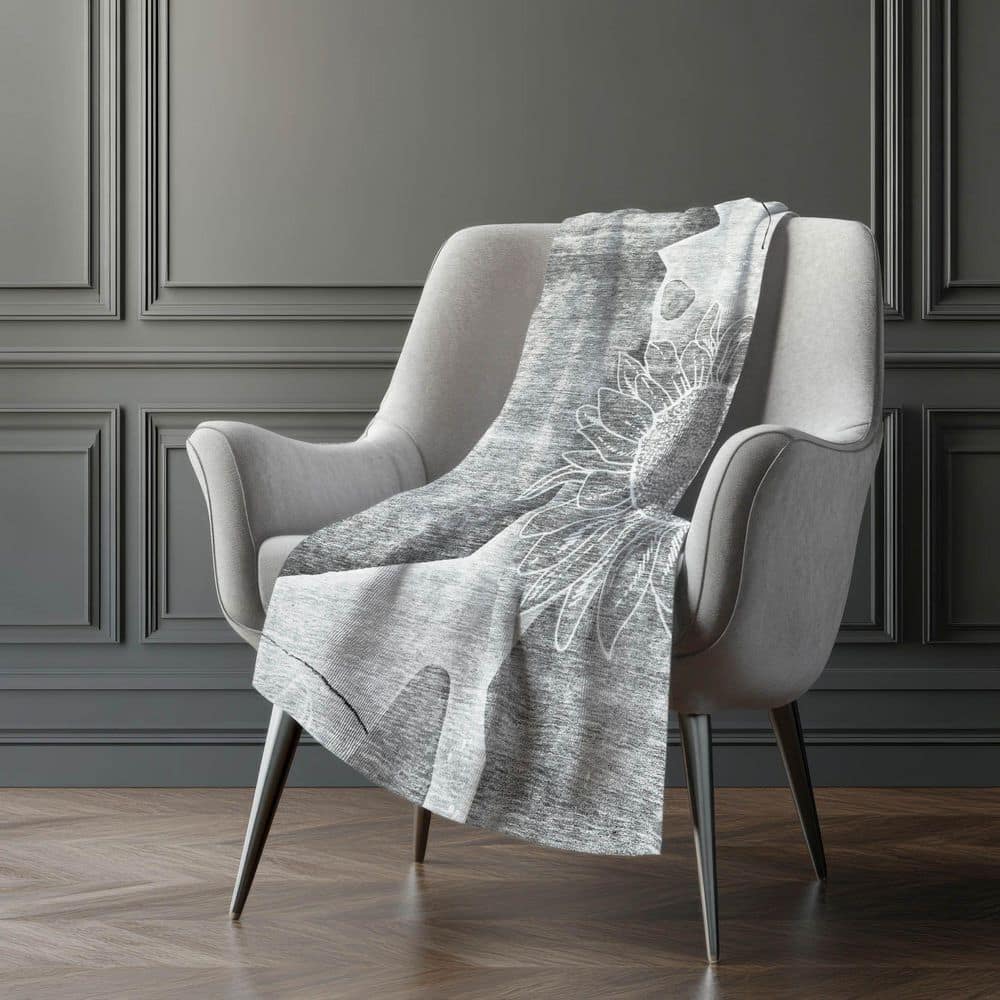 Premium Machine Washable ASB700 Gray 50 in. x 70 in. Sherpa Throw Blanket price history on PriceWatchPro