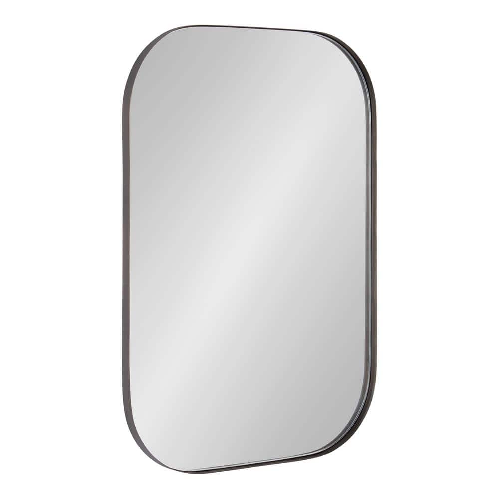 Bronze Rounded Rectangular Wall Mirror for Vanity