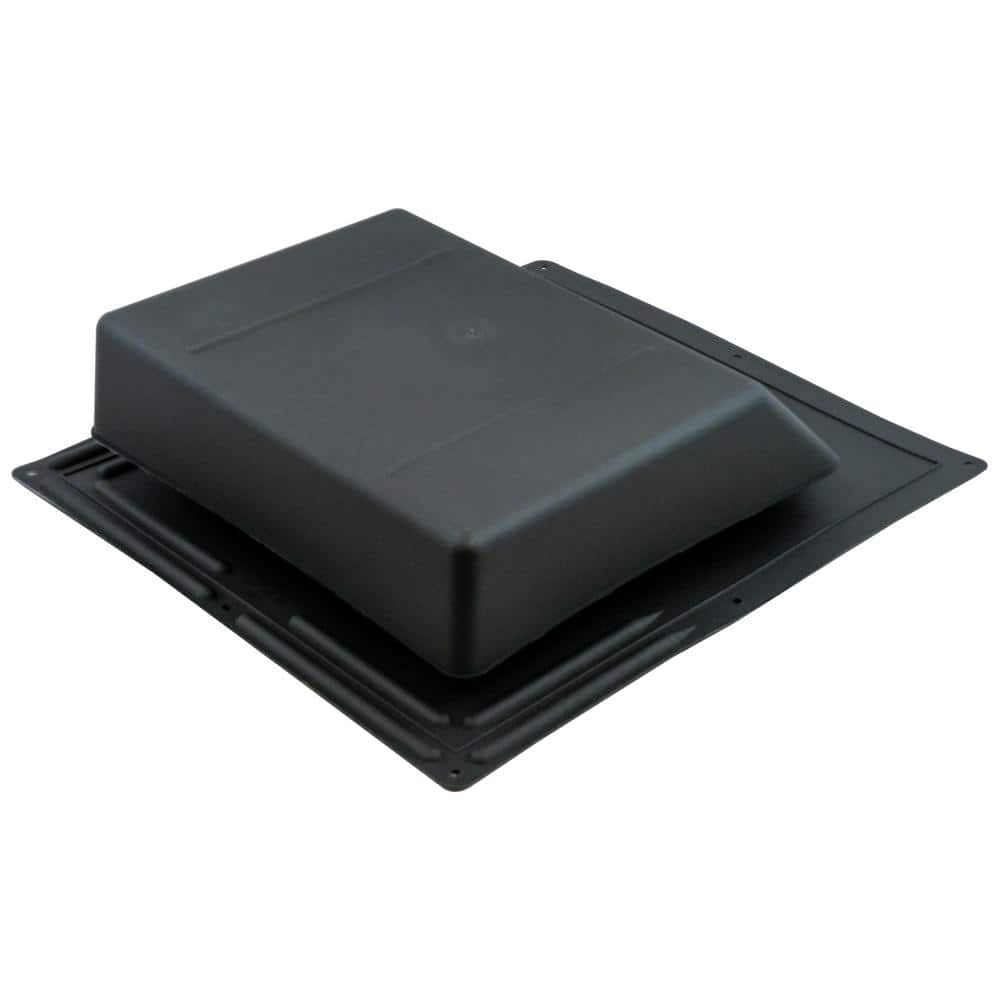 Air Vent Slant Back Plastic Roof Vent 61 sq. in. Net Free Area in Black SLP61BL The Home Depot
