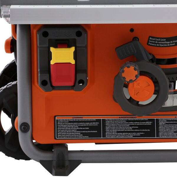 RIDGID - 15 Amp 10 in. Compact Table Saw