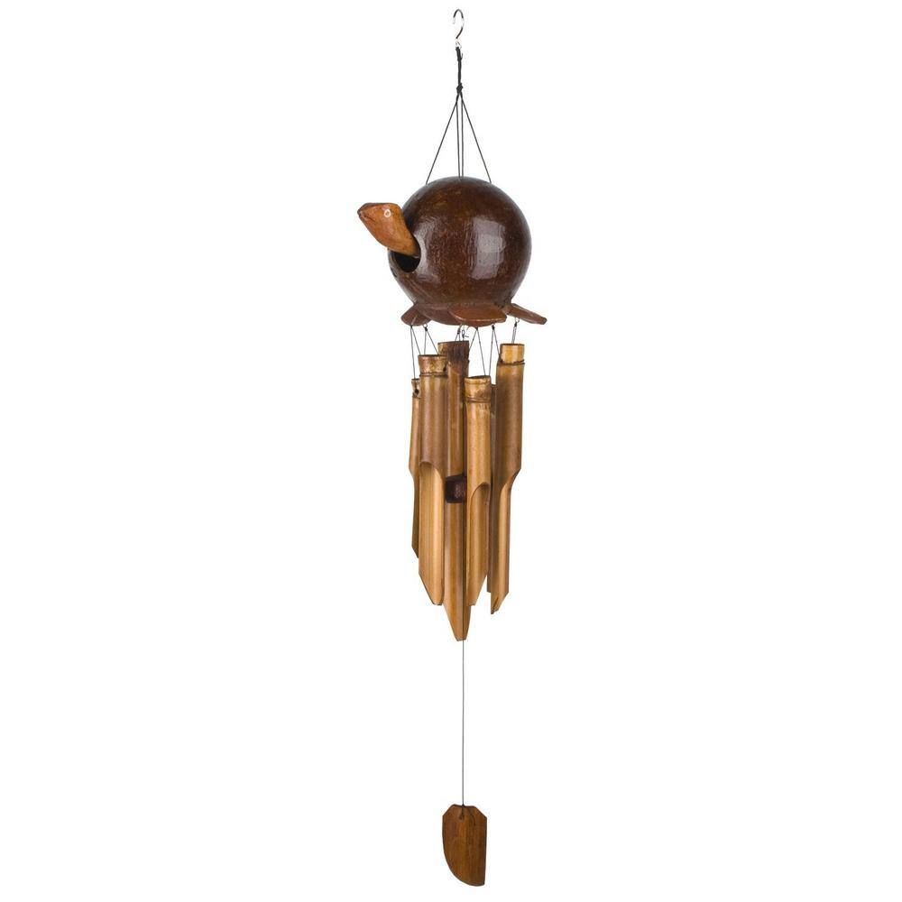 Gertyl Turtle Bamboo Wind Chime with Coconut Shell