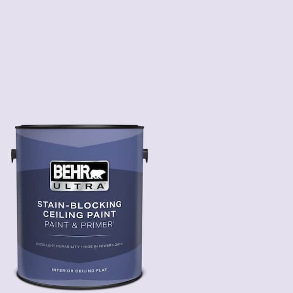 BEHR ULTRA 1 gal. #P560-1 Blissful Ceiling Flat Interior Paint and Primer