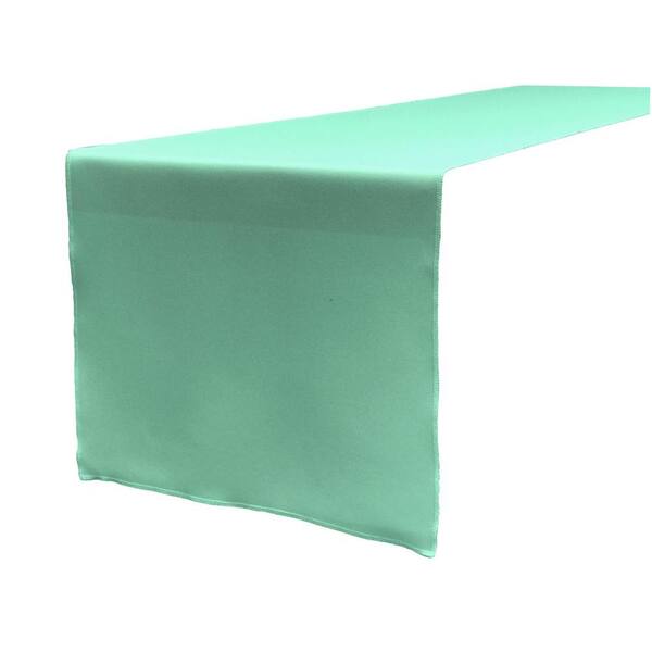 LA Linen 14 in. x 108 in. Mint Table Runner