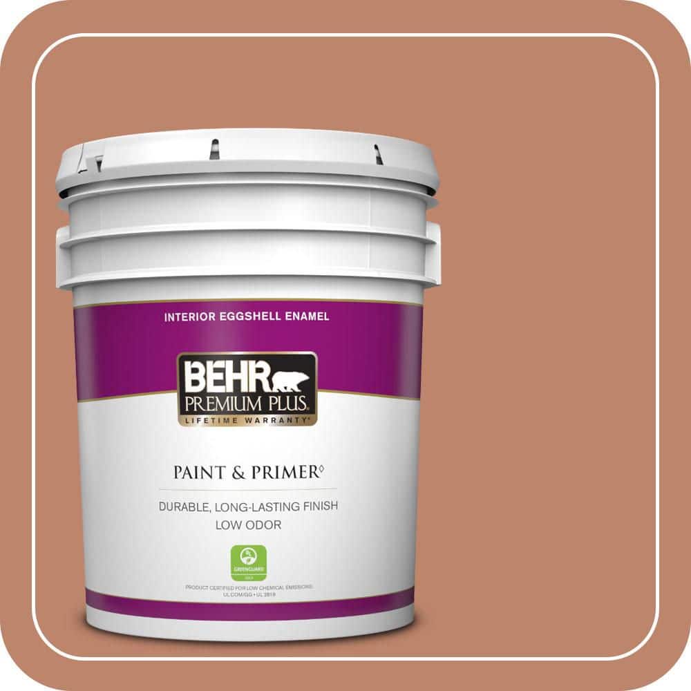 5 gal. #QE-03 Clay Ground Eggshell Enamel Low Odor Interior Paint & Primer price history on PriceWatchPro