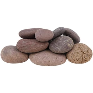 0.25 cu. ft. 20 lbs. 1 in. to 3 in. Rosa Beach Pebbles