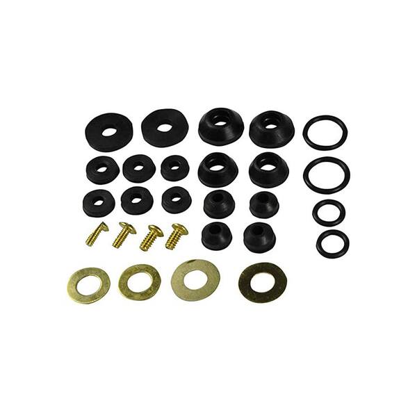 Pack of 1 Danco 80817 Home Washer Assortment 42-Piece Black Durable rubber