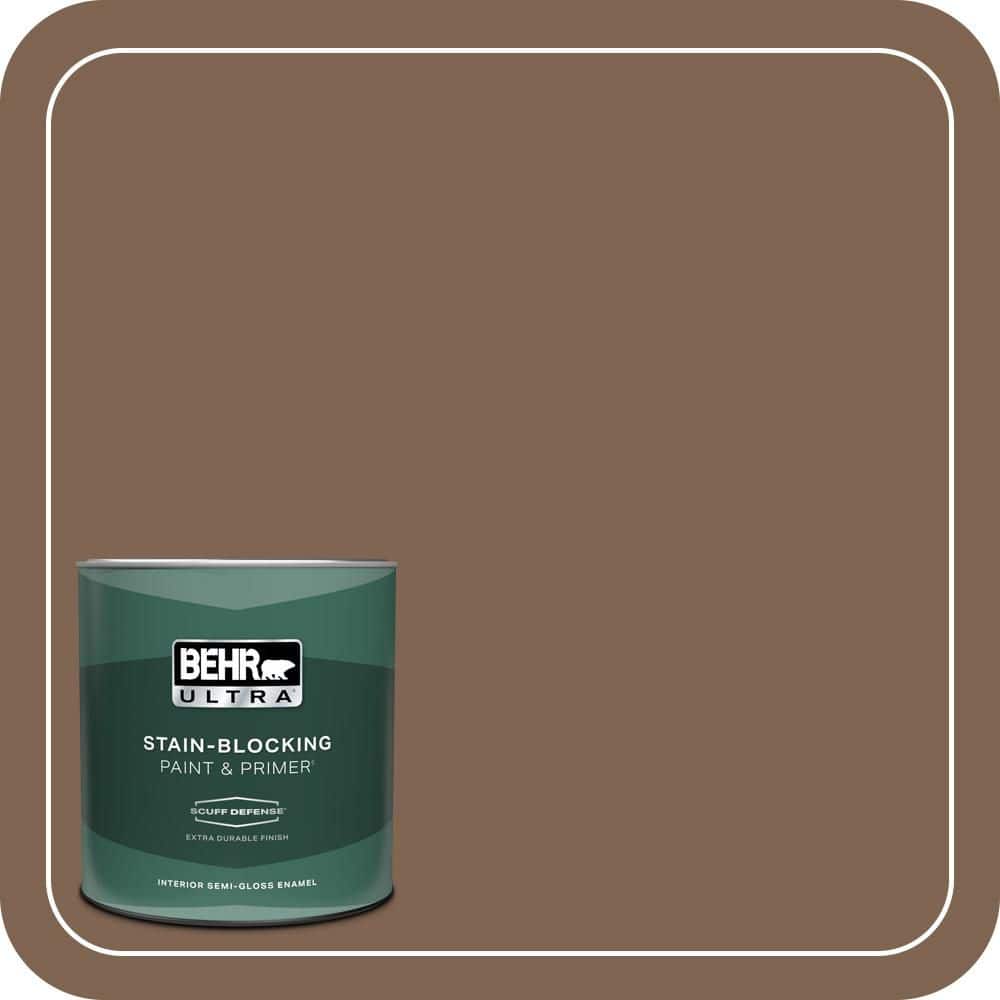 1 qt. #N240-7 Joshua Tree Extra Durable Semi-Gloss Enamel Interior Paint & Primer price history on PriceWatchPro