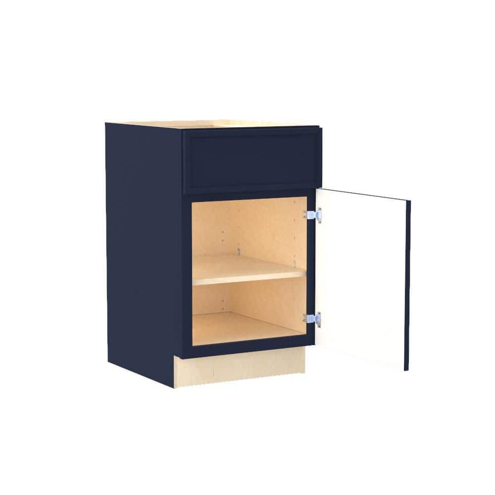 Franklin 21 in. W x 21 in. D x 34.5 in. H Assembled Plywood Sink Base Bath Cabinet in Vessel Blue with Soft Close LH price history on PriceWatchPro