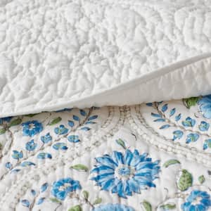 Neroli Voile Blue Multi Full/Queen Cotton Quilt