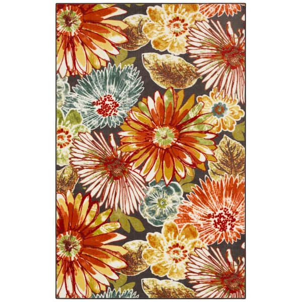 Mohawk Home Charm Multi 5 ft. x 8 ft. Floral Area Rug