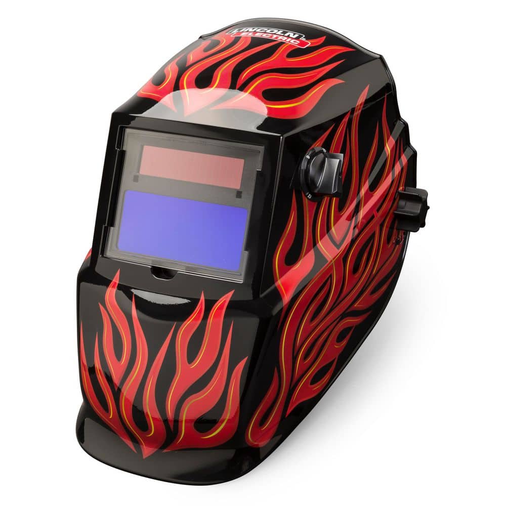 Auto-Darkening Welding Helmet with Variable Shade Lens No: 9-13 (1.73 x 3.82 in. Viewing Area), Red Steel Design price history on PriceWatchPro