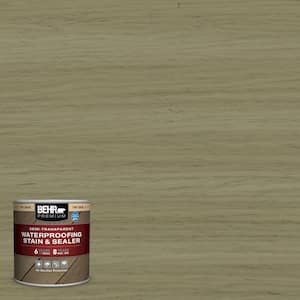 8 oz. #ST-151 Sage Semi-Transparent Waterproofing Exterior Wood Stain and Sealer Sample