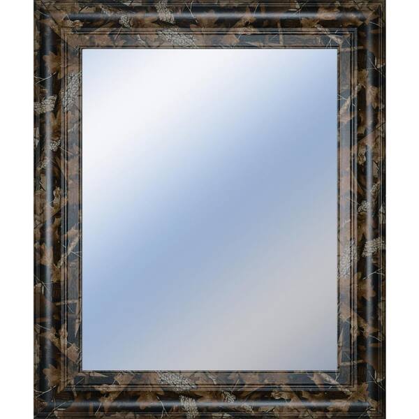 Classy Art Medium Rectangle Metallic Hooks Classic Mirror (22 in. H x 26 in. W)