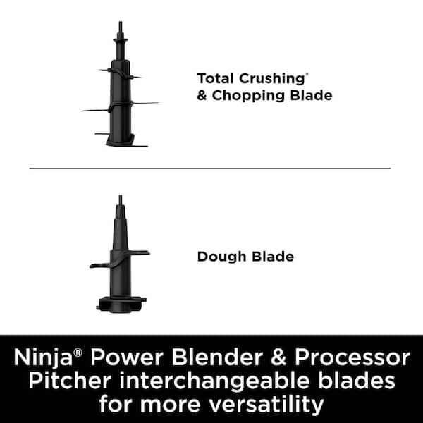 NINJA 72 oz. Single Speed Power Grey Blender with a Food Processer Pitcher  Blender SS201 - The Home Depot