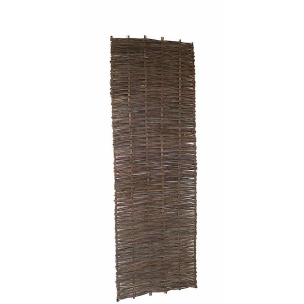 MGP 24 in. W x 72 in. H Willow Woven Hurdle Garden Fence Panel