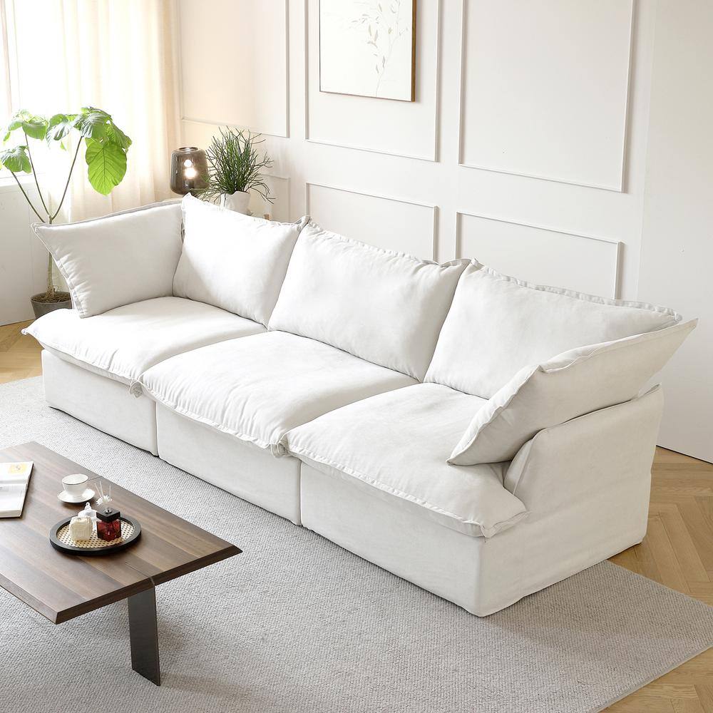 Magic Home 122.82 in. Contemporary Down Filled Comfort Overstuffed