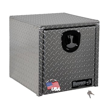 18 in. x 18 in. x 18 in. Diamond Plate Tread Aluminum Underbody Truck Tool Box