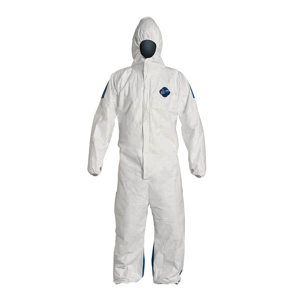 TRIMACO DuPont Tyvek Dual XL White Coverall with Hood 142731 - The