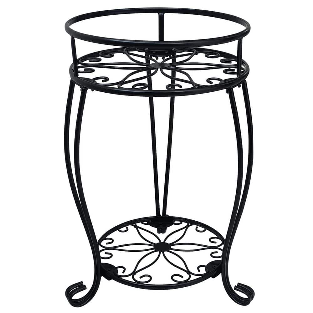 2-Tier Steel Plant Stand (11.9 in. H W x 19.2 in. H), Suitable for Indoor and Outdoor Use price history on PriceWatchPro
