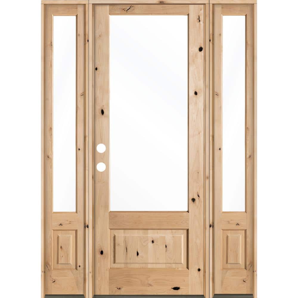Reviews for Krosswood Doors 64 in. x 96 in. Farmhouse Knotty Alder