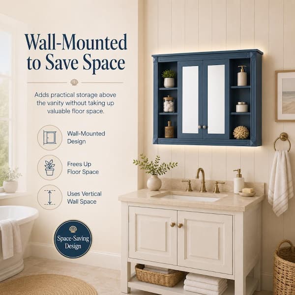 ☀️MEDISHINE+ UV WHITE Hermitage Bath Haven 47 in. W x 28 in. H Rectangular Surface