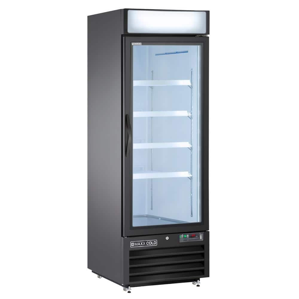 Maxx Cold 27 in. Merchandiser Freezer with Automatic Defrost Cycle ...