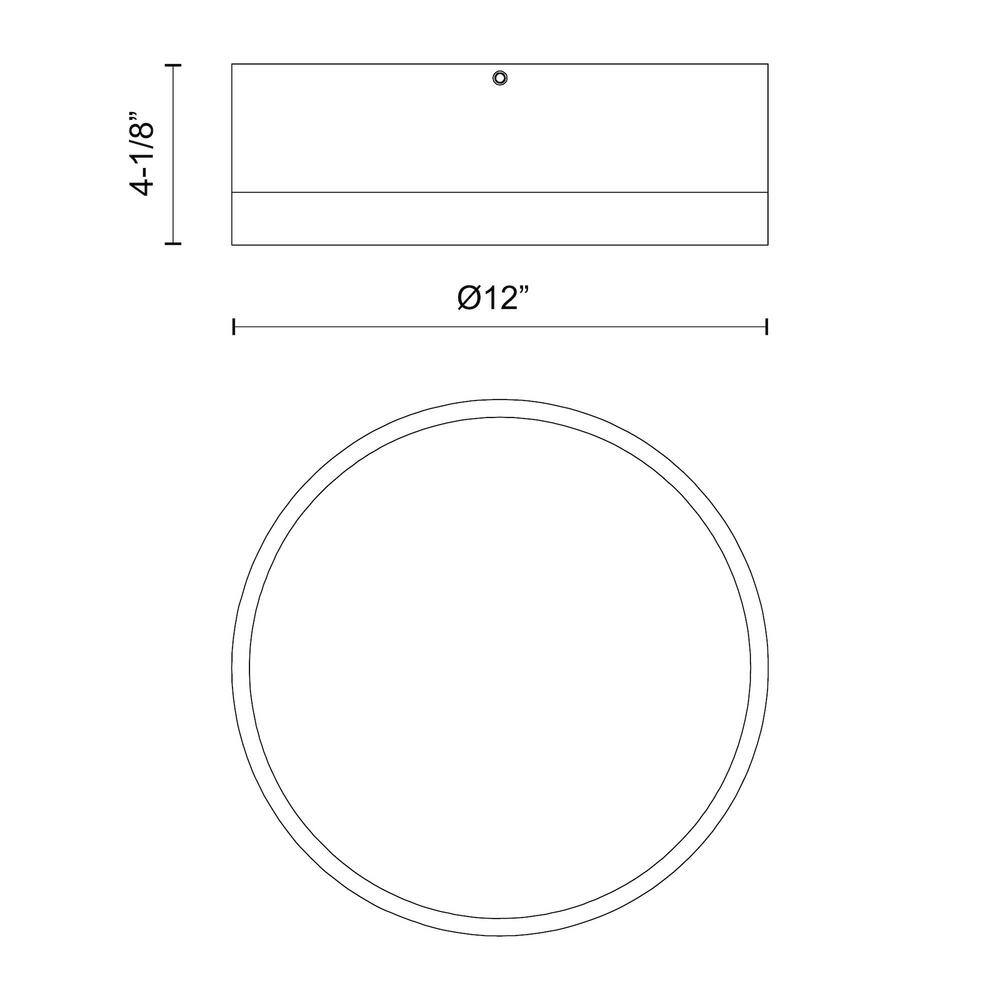 Brisbane 12" White Glass Drum Flush Mount Light