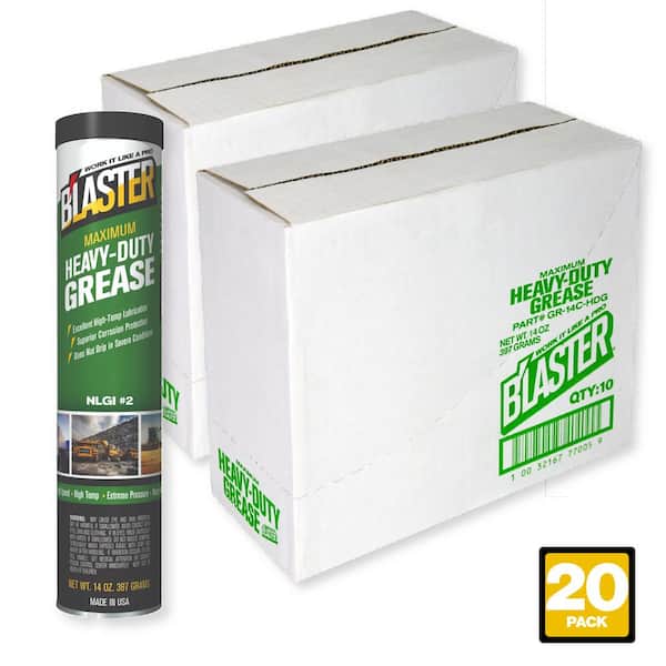 Blaster 14 oz. Maximum Heavy-Duty Grease Cartridge for Grease Gun (Pack of 20)