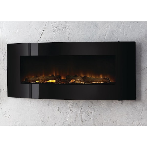 Muskoka 42 In W Contemporary Curved, Curved Front Fireplace Insert