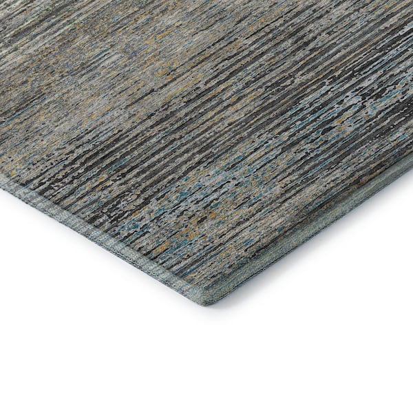 Mayfield Premium Machine Washable Abstract AMF1264 Granite 8 ft. x 10 ft. Area Rug