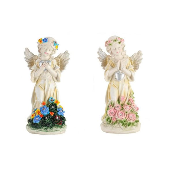 Angel Garden Statue, Memory Guardian Solar Garden Decor