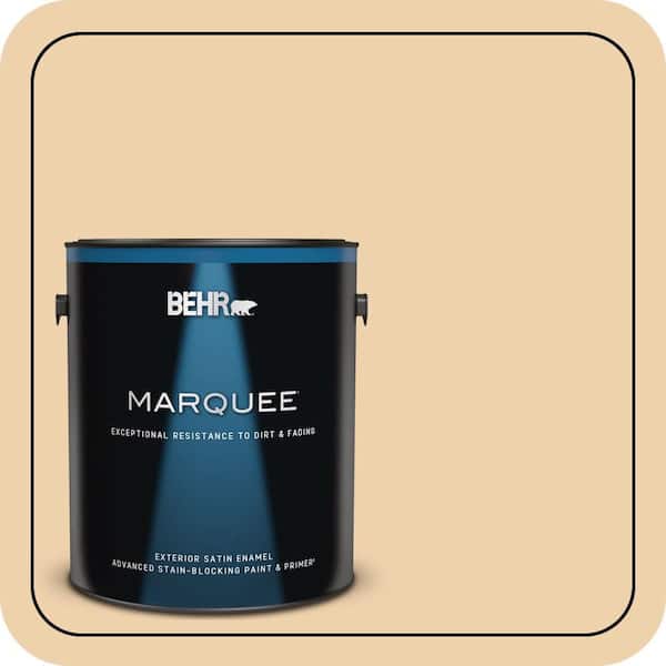 BEHR MARQUEE 1 gal. #300E-2 Calm Air Satin Enamel Exterior Paint & Primer