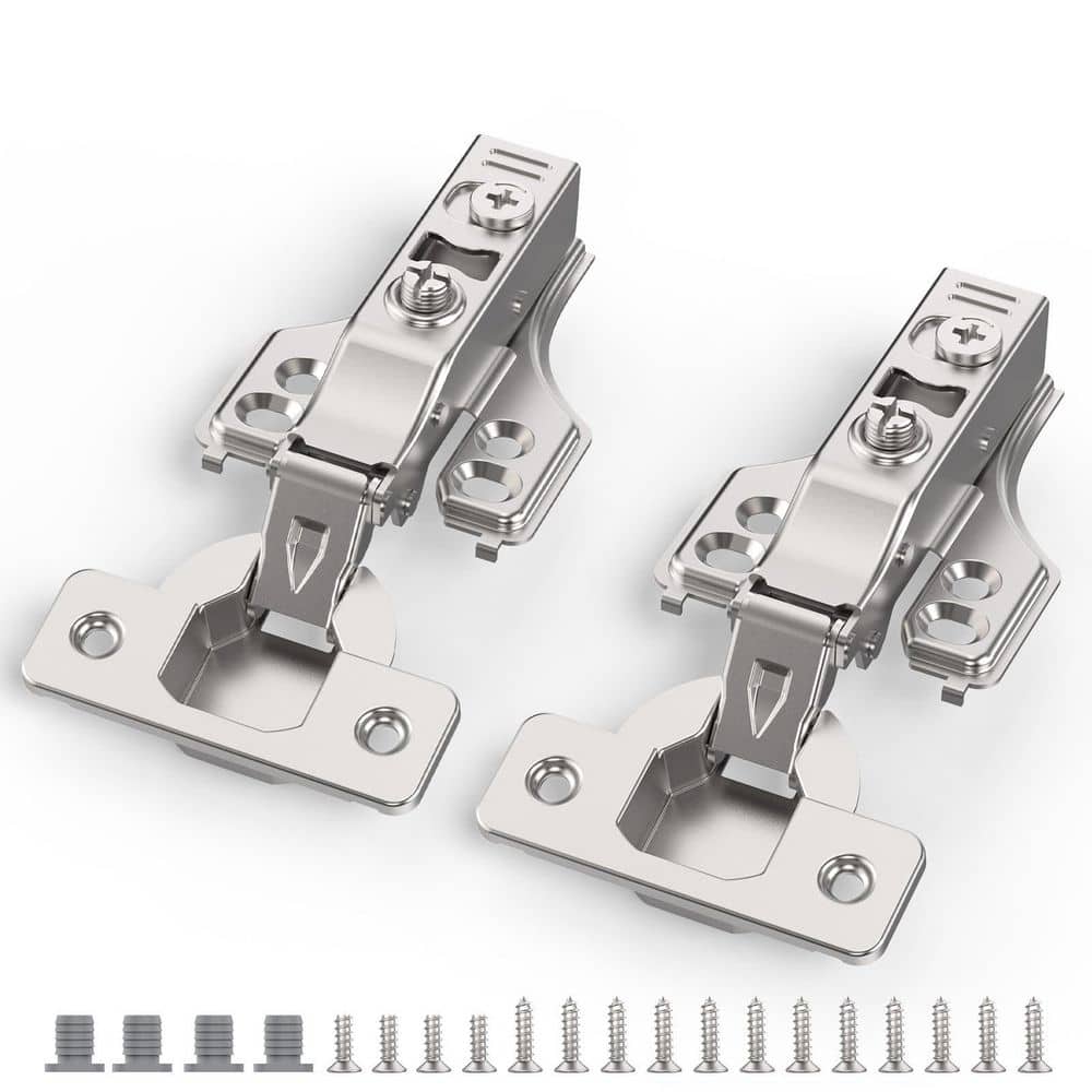 20 Pack Full Overlay 105 Degree Soft Close Concealed Cabinet Door Hinges 3D Adjustable Satin Nickel Finish price history on PriceWatchPro