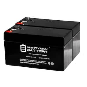 12V 1. 3Ah Battery Replacement for CooPower CP12-1.2-2 Pack