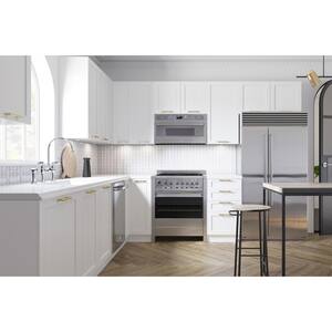 White Shaker Slab Style Kitchen Cabinet Filler (3 in W x 0.75 in D x 96 in H)