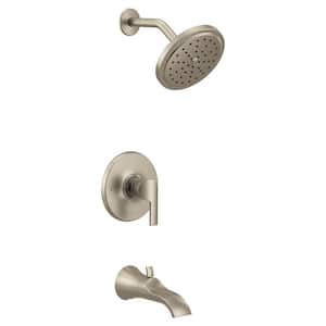 Doux M-CORE 3-Series 1-Handle Tub and Shower Trim Kit in Brushed Nickel (Valve Not Included)