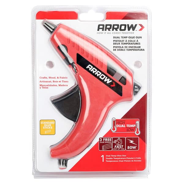 Arrow Heavy Duty Hot Glue Gun Kits w/12PC Glue Gun Sticks High/Low Temp  Glue Gun