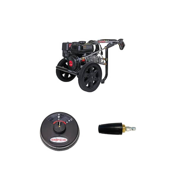 3200 PSI 2.5 GPM Gas Pressure Washer with 159cc Engine, 15 in. Surface Cleaner and Turbo Nozzle Combo