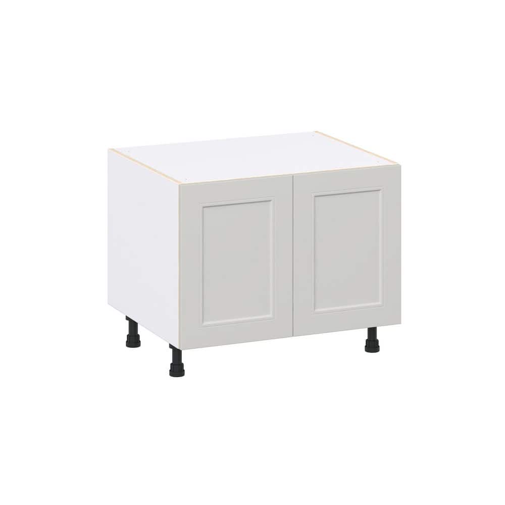 Galveston 30 in. W x 24 in. D x 34.5 in. H Assembled Shaker Apron Front Sink Base Kitchen Cabinet in Light Grey price history on PriceWatchPro