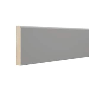 Designer Series 4.5x96x0.625 in. Base Board Molding in Heron Gray