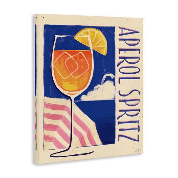 Stupell Industries Retro Aperol Spritz by Janelle Penner