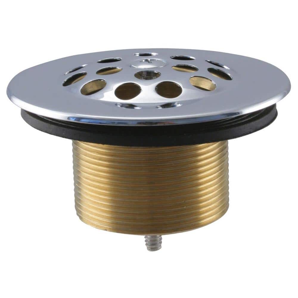 Westbrass 1-3/8 in. NPSM Fine Thread Bath Drain Plug with Grid ...